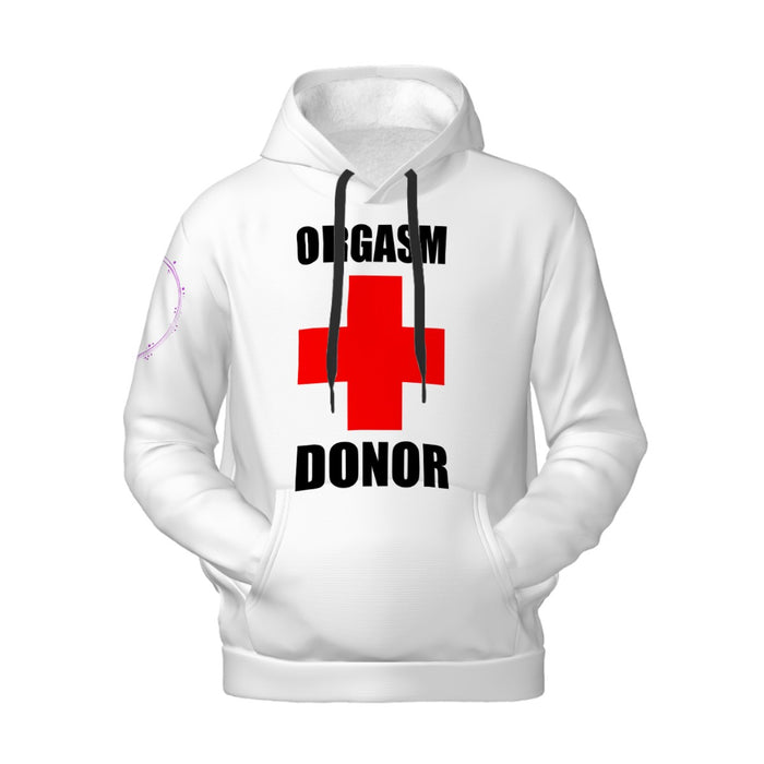 Unisex Orgasm Donor Hoodie with Pockets Customized Services