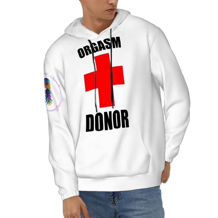 Unisex Orgasm Donor Hoodie with Pockets Customized Services