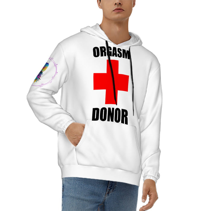 Unisex Orgasm Donor Hoodie with Pockets Customized Services