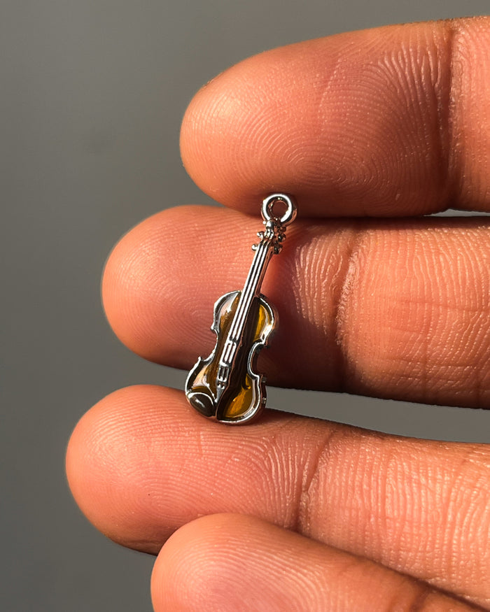 Violin charm - 1 pc