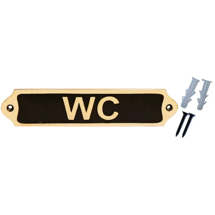 Black finish restroom door plate Modern Black finish