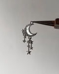 White Moon bling charm