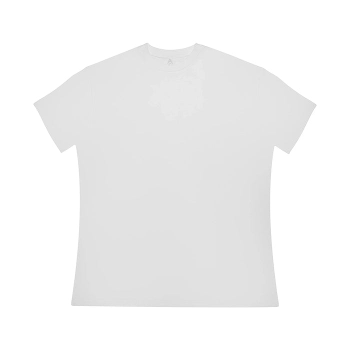 White Single Fitted Man's T-Shirt