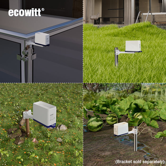 WN20 Rain Gauge Mini - Upgraded Splash-proof Funnel with Stainless Steel Mesh & Drainage Design