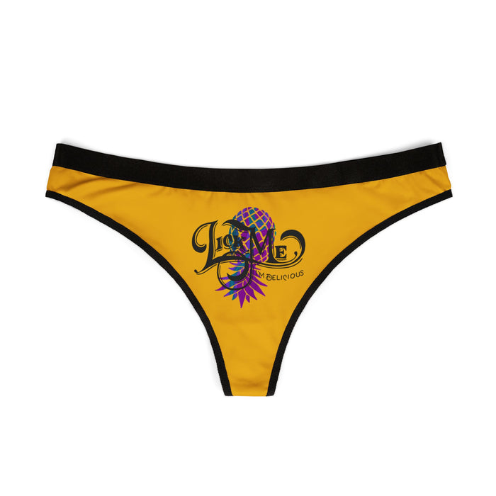 Women's Thongs - Lick Me, I'm Delicious Fun & Flirty Lingerie