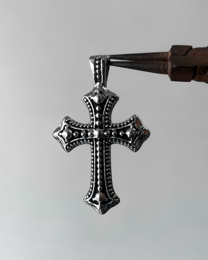 Y2k cross pendant