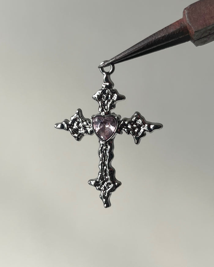 Y2k pink cross